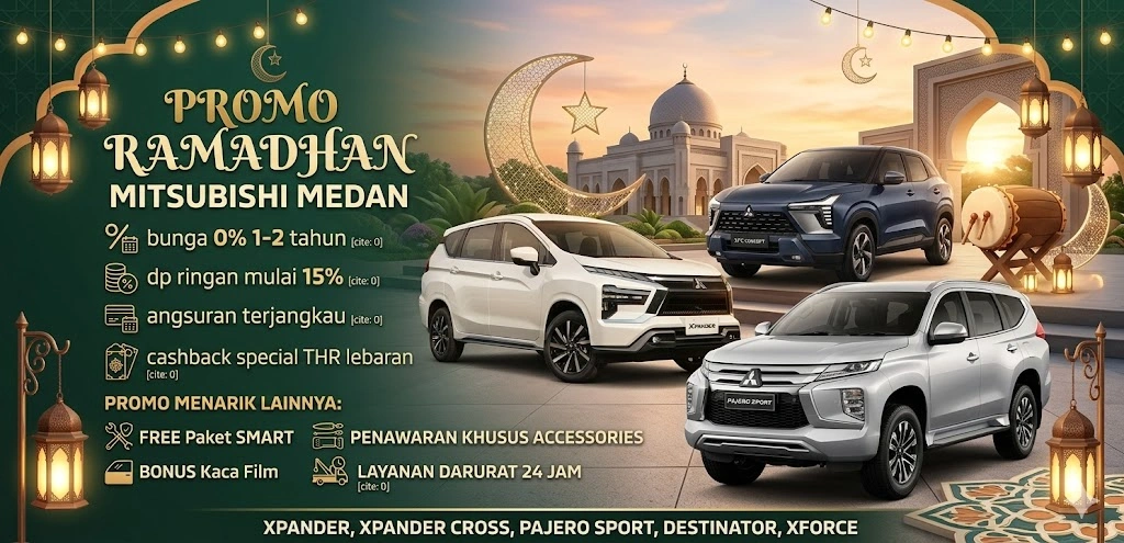 Lebaran Naik Mobil Baru! Intip Promo Mitsubishi Medan Spesial Ramadhan 2026