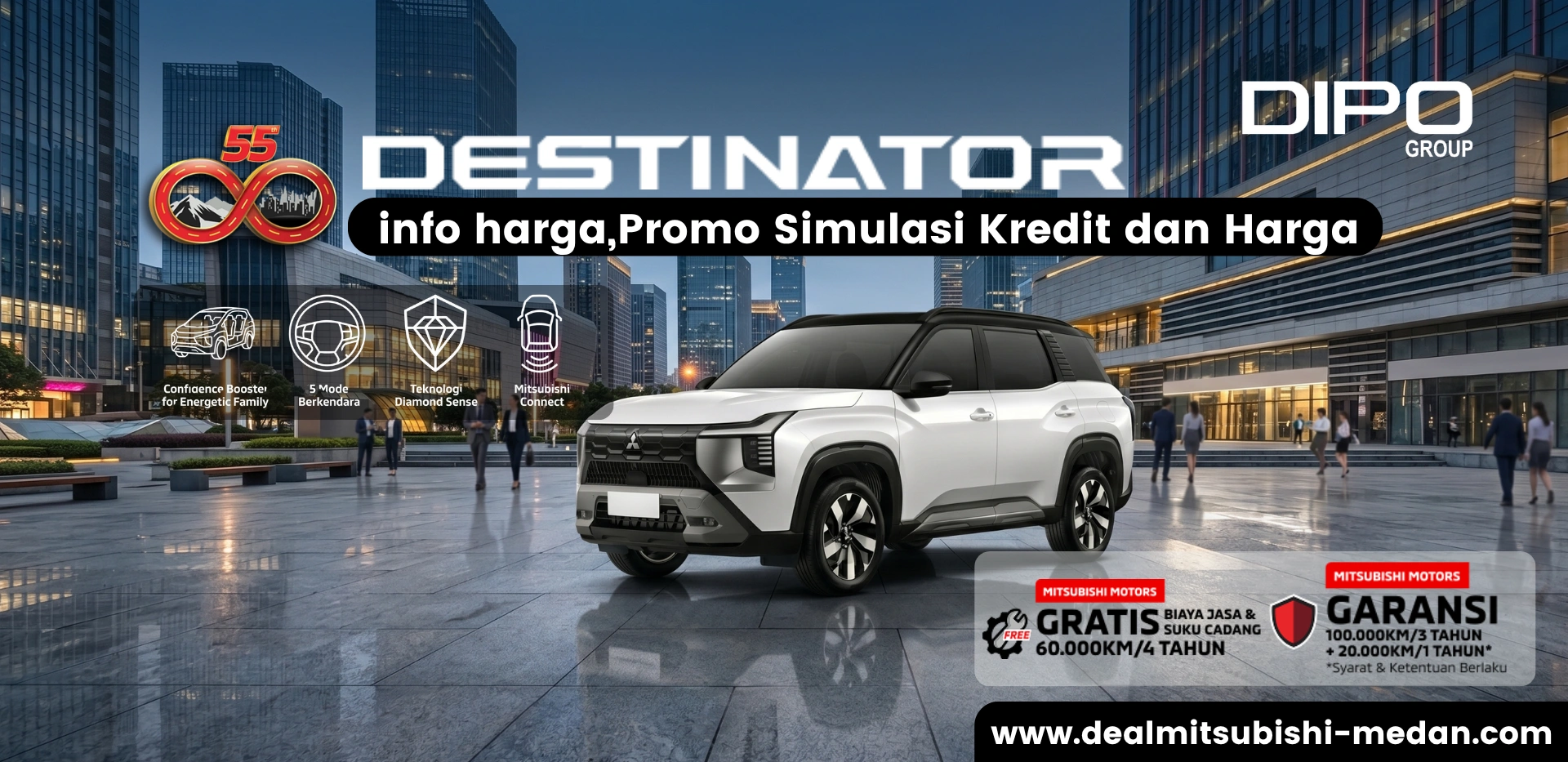 Promo & Simulasi Kredit Mitsubishi destinator