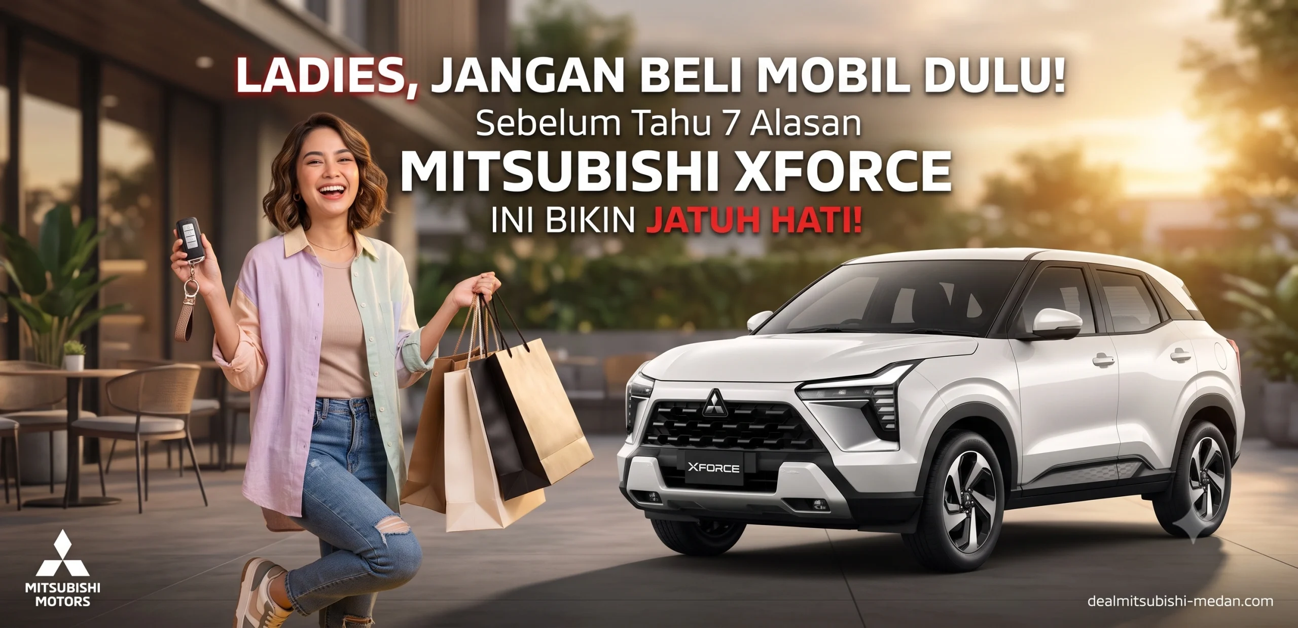 mitsubishi xforce pilihan ladies jadi bestie dijalan