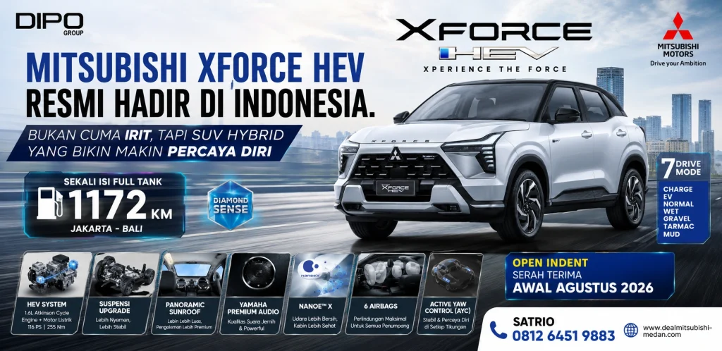 mitsubishi xforce HEV
xforce medan