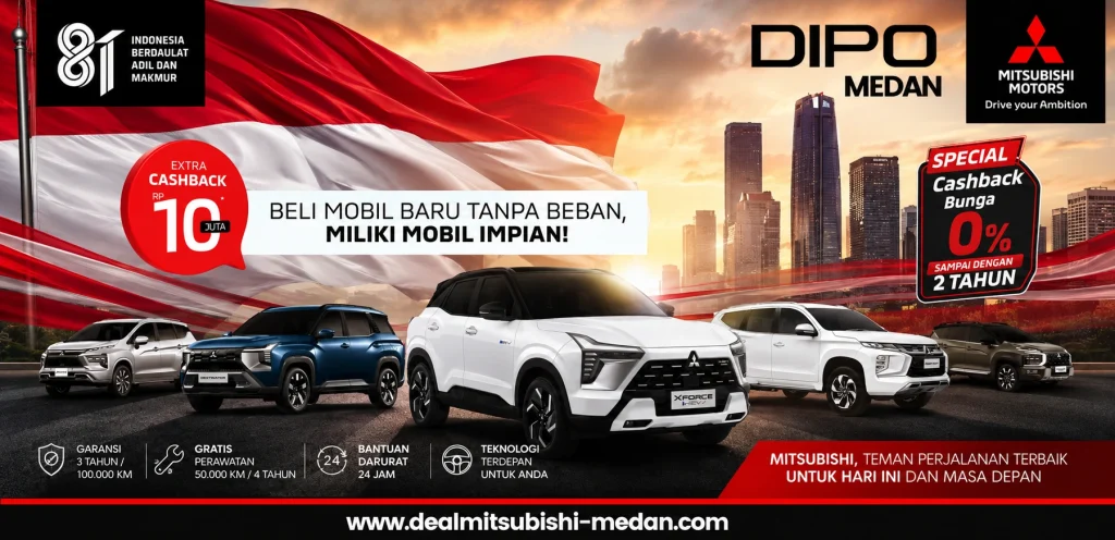 Promo mitsubishi medan agustus 2026